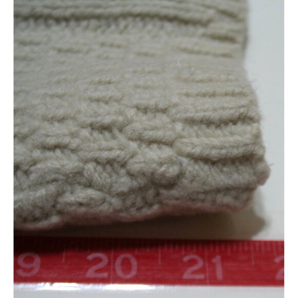 Carraigdonn Ireland Aran Cable Knit Wool Cardigan Womens Small Notre Dame Logo - Picture 8 of 9